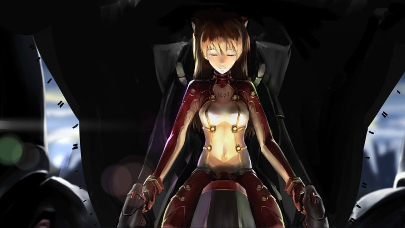 genesis, asuka, langley, neon, soryu, evangelion, 1080P, rebuild