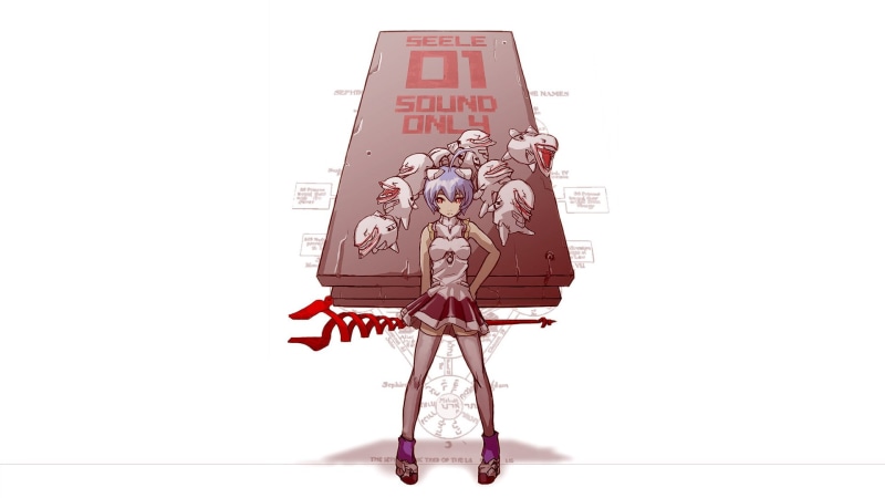 girls, rei, genesis, neon, anime, evangelion, ayanami, rebuild, 1080P