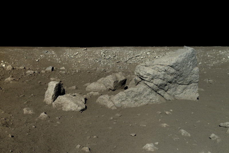 stone, Change 3, gray, sand, nature, space, solid, outdoors, architecture, bone, water, sunlight, day, rock - object,  Moon, 4K, land, high angle view