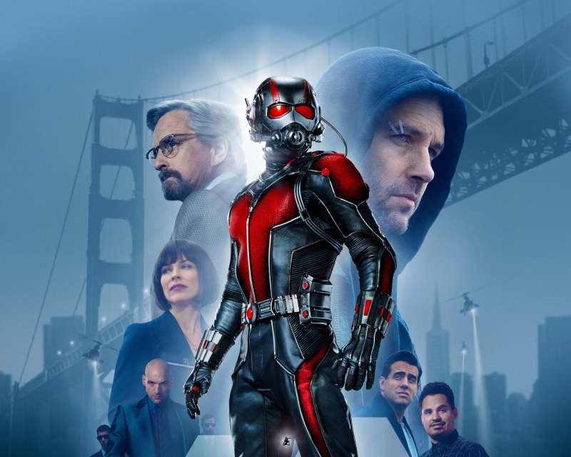 Lang, Hero, Dyne, Aromr, Boy, Man, Beautiful, Cross, Pym, Darren, Boys, Ant-Man, Paul Rudd, AntMan, Walt Disney Pictures, Red, 4K, Fog, Evangeline Lilly
