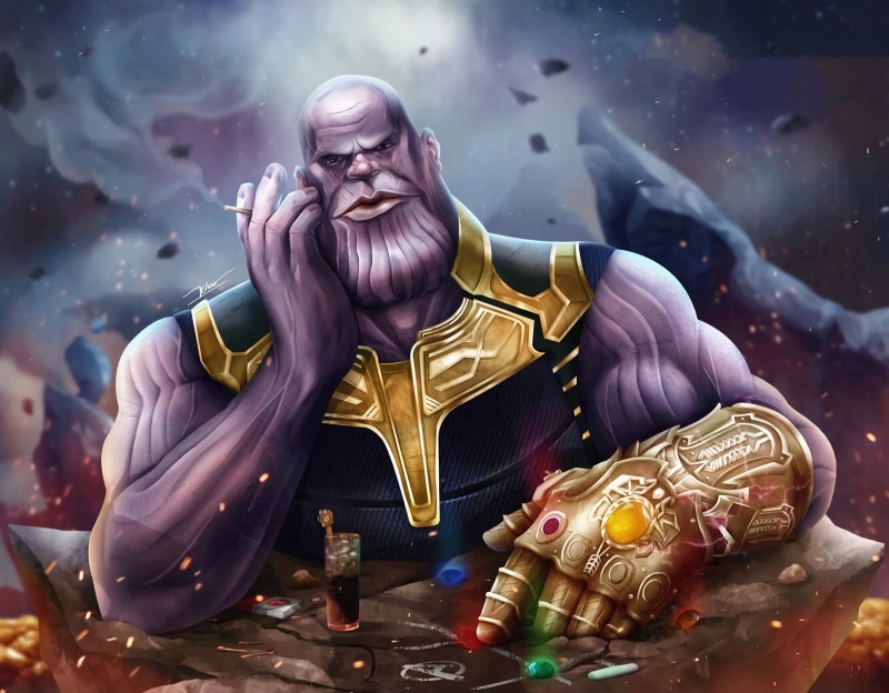 Infinity Gauntlet, Marvel Comics, Comics, Thanos, 2K