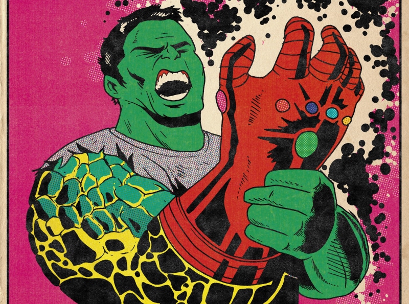 Comics, Hulk, Infinity Gauntlet, 4K