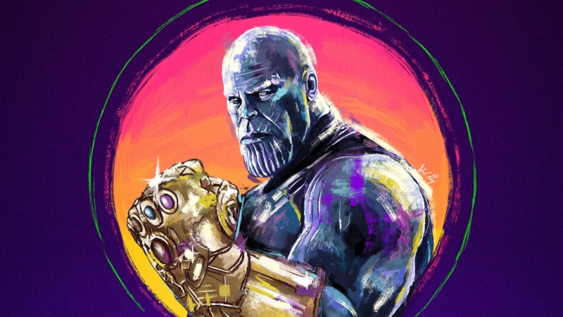 Infinity Gauntlet, Comics, Marvel Comics, 4K, Thanos