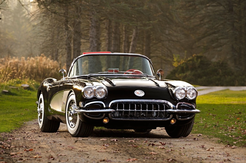 1080P, classic, 1960, chevy, cars, car, black, corvette, (c1)