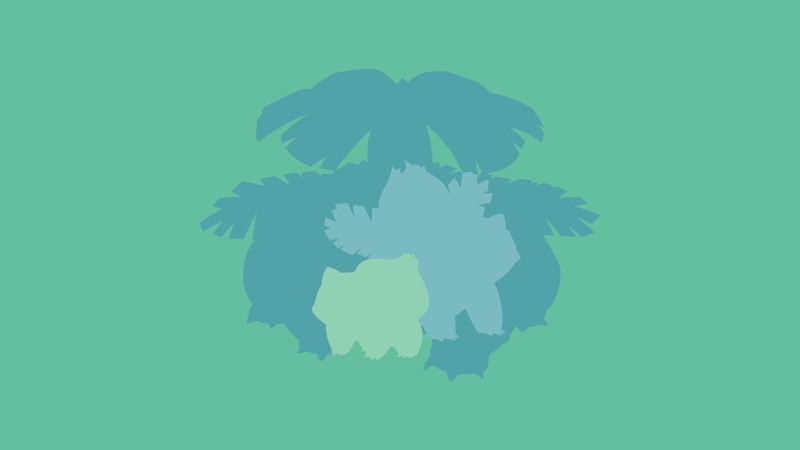 4K, Venusaur (Pokémon), Pokémon, Bulbasaur (Pokémon), Ivysaur (Pokémon)