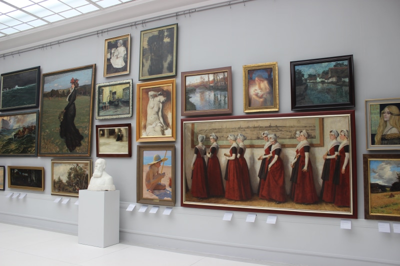 painting, national gallery of art, representation, arts culture and entertainment, picture frame, human representation, hanging pictures, works of art