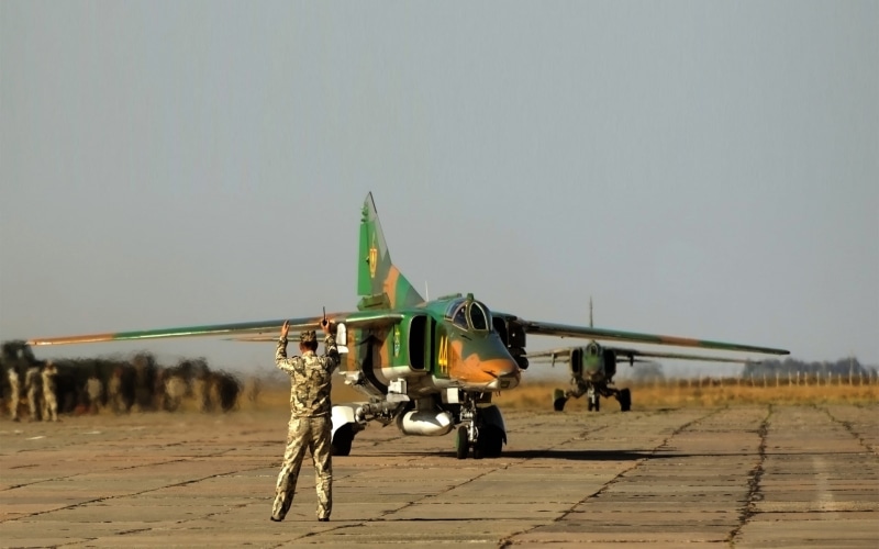 1080P, Airplane, Mig-27, Fighter-Bomber, Aerodrome, Countdown