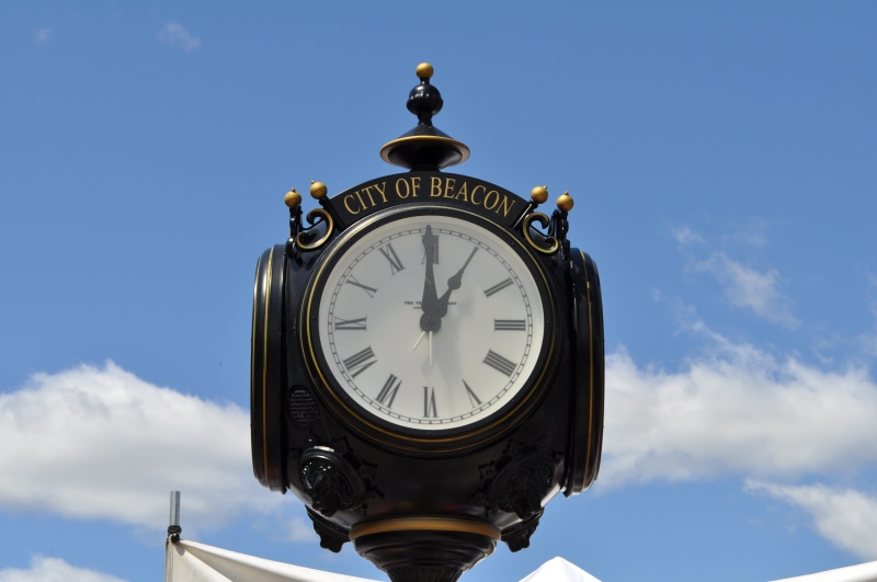timepiece, ornate, countdown, no people, timer, watch, accuracy, seconds, Clock, number, day, outdoors, Hour, low angle view, close-up, clock face, blue