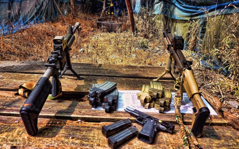 guns, weapons, rifles, pistols, machine, ammunition, 1080P, military, widescreen