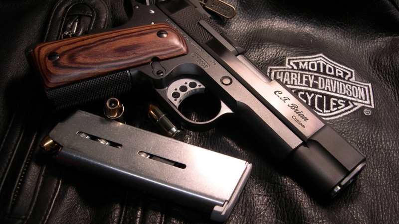 davidson, 1080P, hd, harley, Guns, motorcycles, Pistols, x, harleydavidson, art