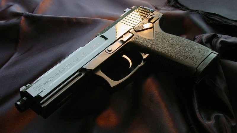 terrorism, .45 ACP, murderer, aiming, police Force, protection, two objects, Mark 23, communication, security, handgun, gangster, trigger, danger, semi-Automatic Pistol