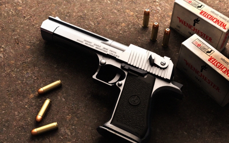 desert, pistol, weapon, eagle, 2K, gun