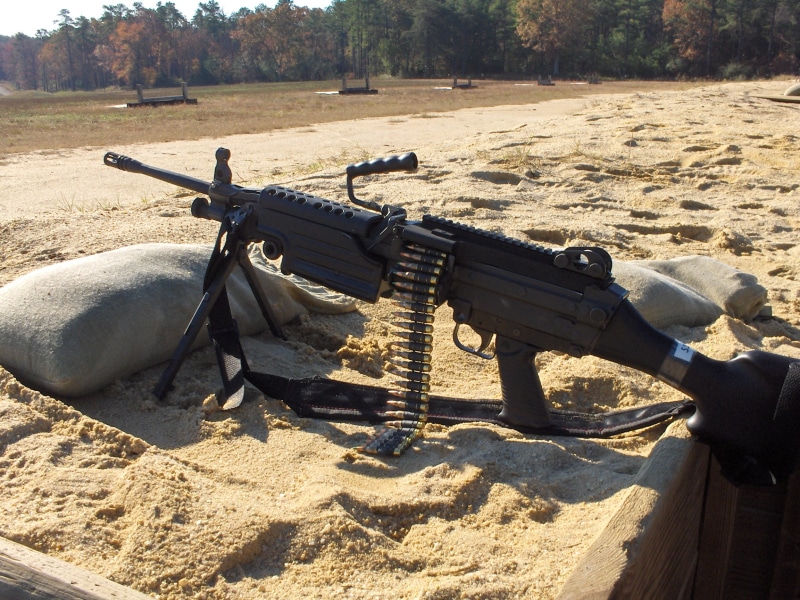 machine, 1080P, m249, military, gun, ammo, weapon