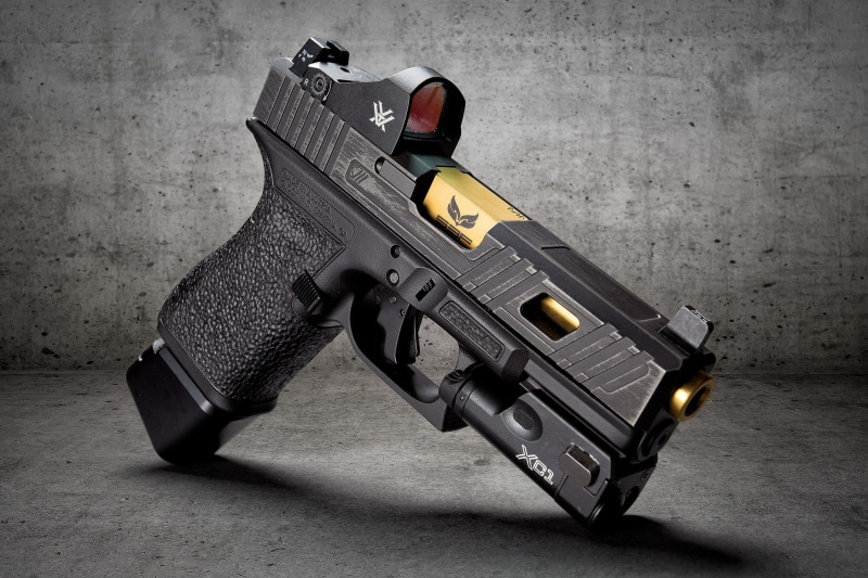 1080P, style, self-loading, gun, Glock 19