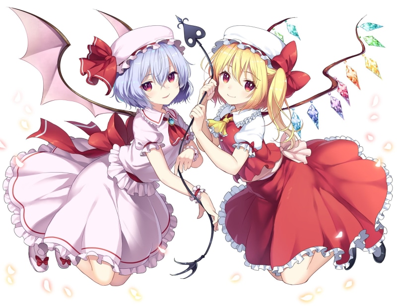 Remilia Scarlet, 1080P, Anime, Touhou, Flandre Scarlet