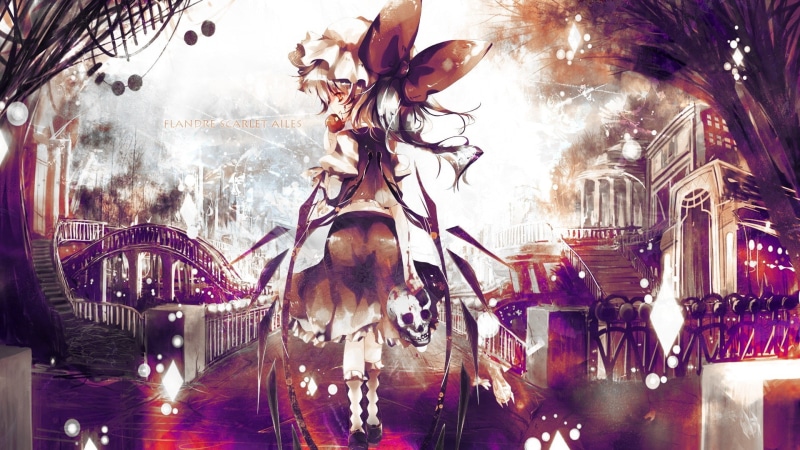 christmas lights, city, holiday, anime girls, christmas decoration, no people, Touhou, built structure, ornate, outdoors, christmas, arts culture and entertainment