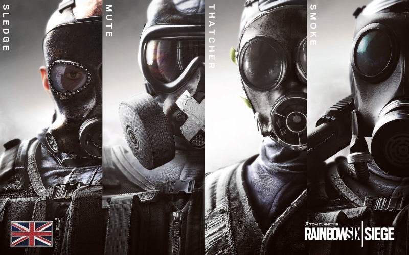 communication, safety, government, headshot, protective mask - workwear, obscured face, outdoors, portrait, untitled, Rainbow Six: Siege, mask, close-up