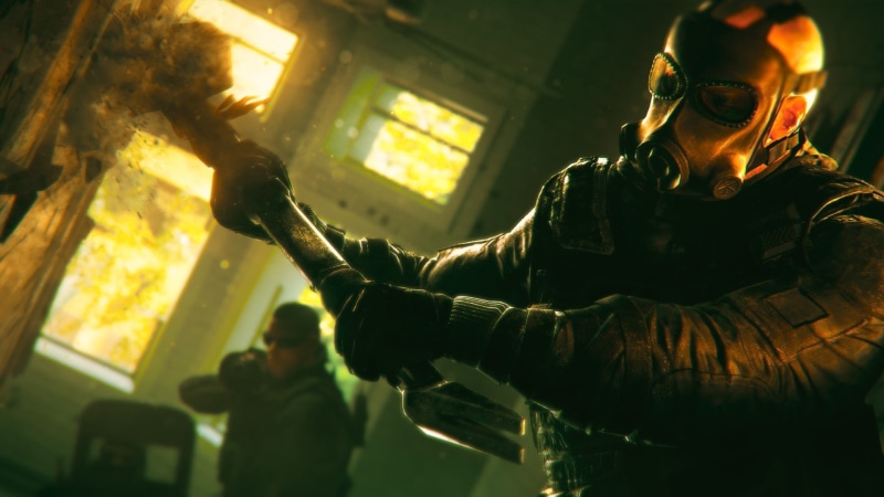 SWAT, 1080P, gas masks, Rainbow Six: Siege, video games
