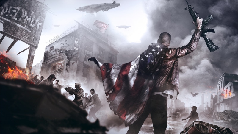 art, 4K, soldier, base, shooter, PC, Homefront: The Revolution, grey, PS4, fps, screenshot, XBox one