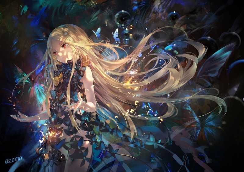 anime, Abigail Williams (Fate/Grand Order), fantasy girl, blonde, 720P, red eyes, anime girls, Fate/Grand Order