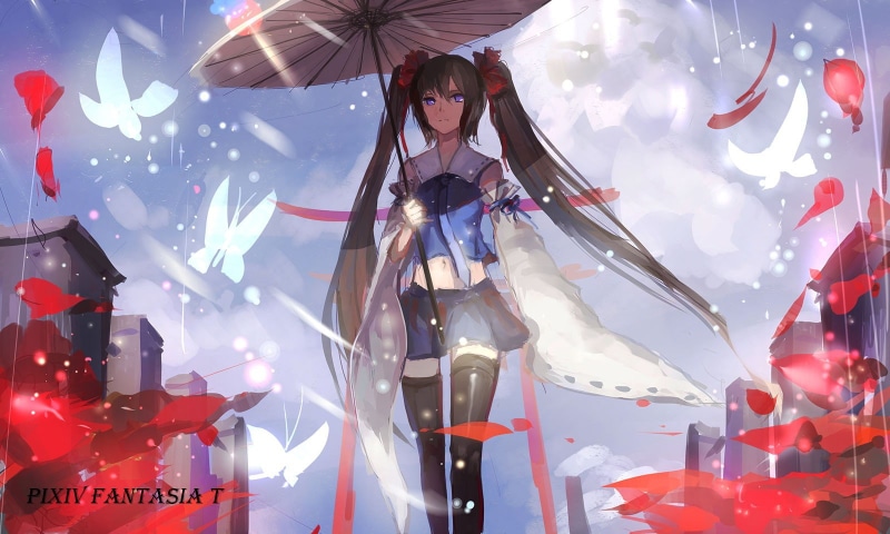 720P, Pixiv Fantasia T, anime