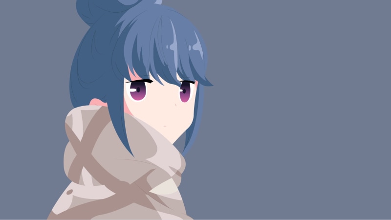 1080P, Rin Shima, Yuru Camp, Anime