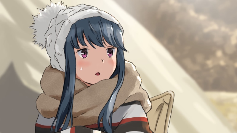 nature, toy, child, childhood, outdoors, close-up, focus on foreground, leisure activity, art and craft, Yuru Camp, human representation, day, representation