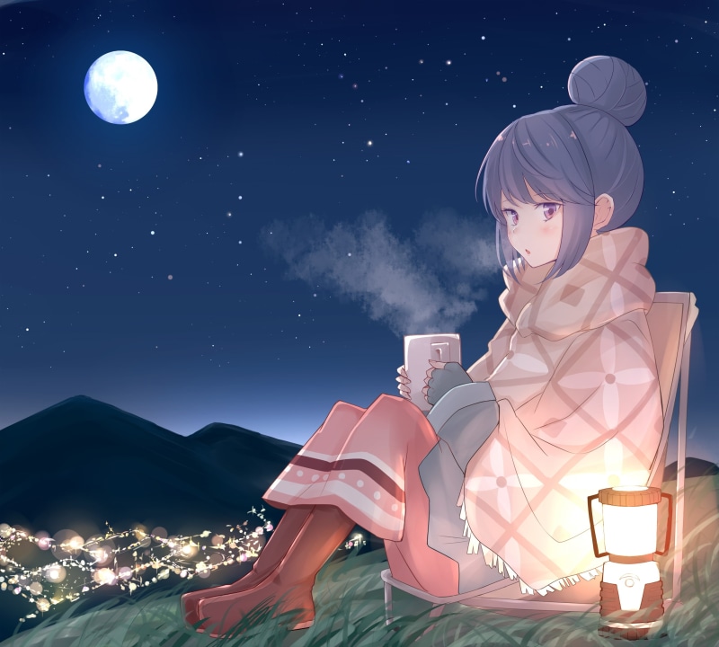 religion, beauty in nature, human representation, women, lantern, people, lighting equipment, young adult, sky, stars, art and craft, illuminated, space