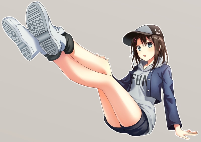 aqua, yuusa, brown, 1080P, eyes, konachan, short, misaki, bang, hair, 240596, dream!, okusawa, com, shorts, hat
