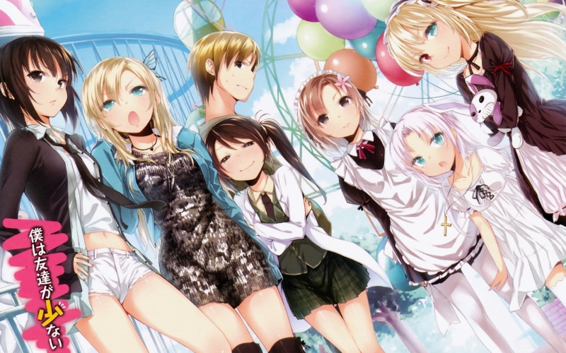 human representation, retail display, hairstyle, day, Kodaka Hasegawa, Boku Wa Tomodachi Ga Sukunai, Rika Shiguma, Sena Kashiwazaki, women, young women