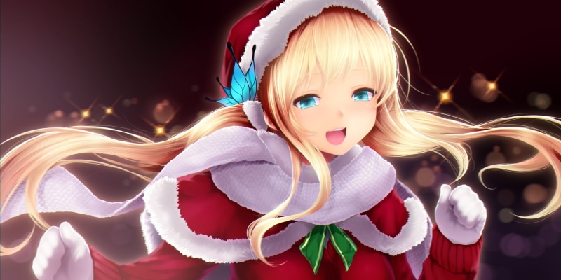 mittens, anime, one person, women, Boku wa Tomodachi ga Sukunai, innocence, females, night, cute, illuminated, blond hair, headshot, positive emotion, smiling