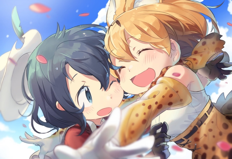 1080P, Serval (Kemono Friends), Kaban (Kemono Friends), Anime, Kemono Friends