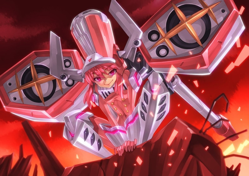 looking at camera, 480P, front view, men, emotion, one person, smiling, red, real people, lifestyles, leisure activity, Kill la Kill, males, mode of transportation