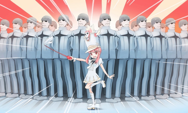 720P, art and craft, women, front view, Kill la Kill, clothing, human representation, adult, Jakuzure Nonon, robot, full length, representation, creativity