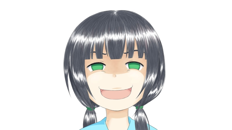 ReLIFE, cut out, white background, studio shot, adult, mannequin, bangs, disguise, indoors, mask - disguise, people, young adult, women, 1080P, young women