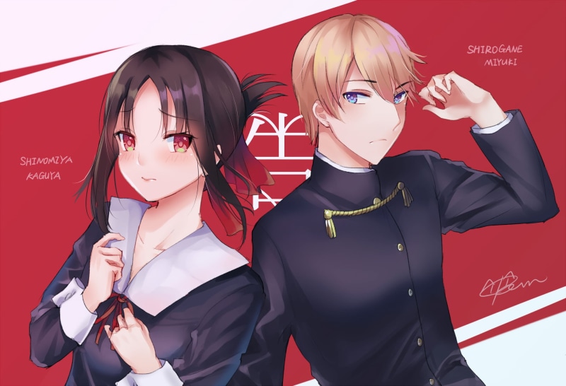 Kaguya-sama: Love is War, Miyuki Shirogane, Anime, 1080P, Kaguya Shinomiya