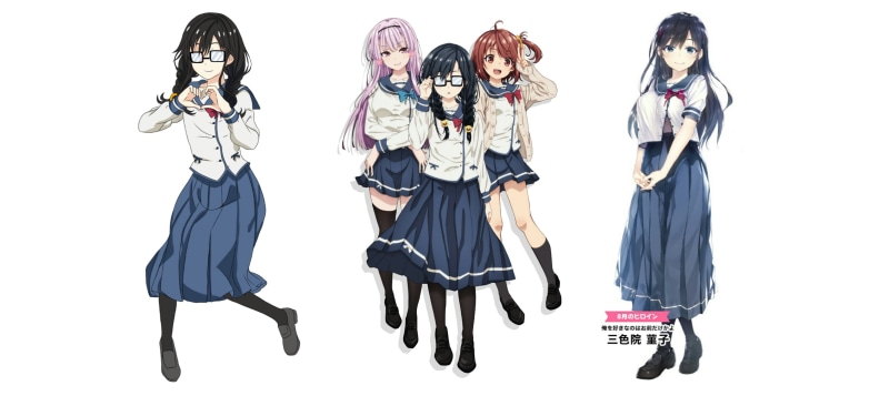 2K, Anime, Sakura Akino, Sumireko Sanshokuin, Ore wo Suki nano wa Omae dake ka yo, Aoi Hinata