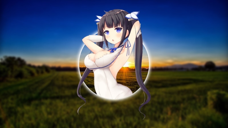 picture-in-picture, Hestia, Dungeon ni Deai wo Motomeru no wa Machigatteiru Darou ka, anime girls, anime, 1080P