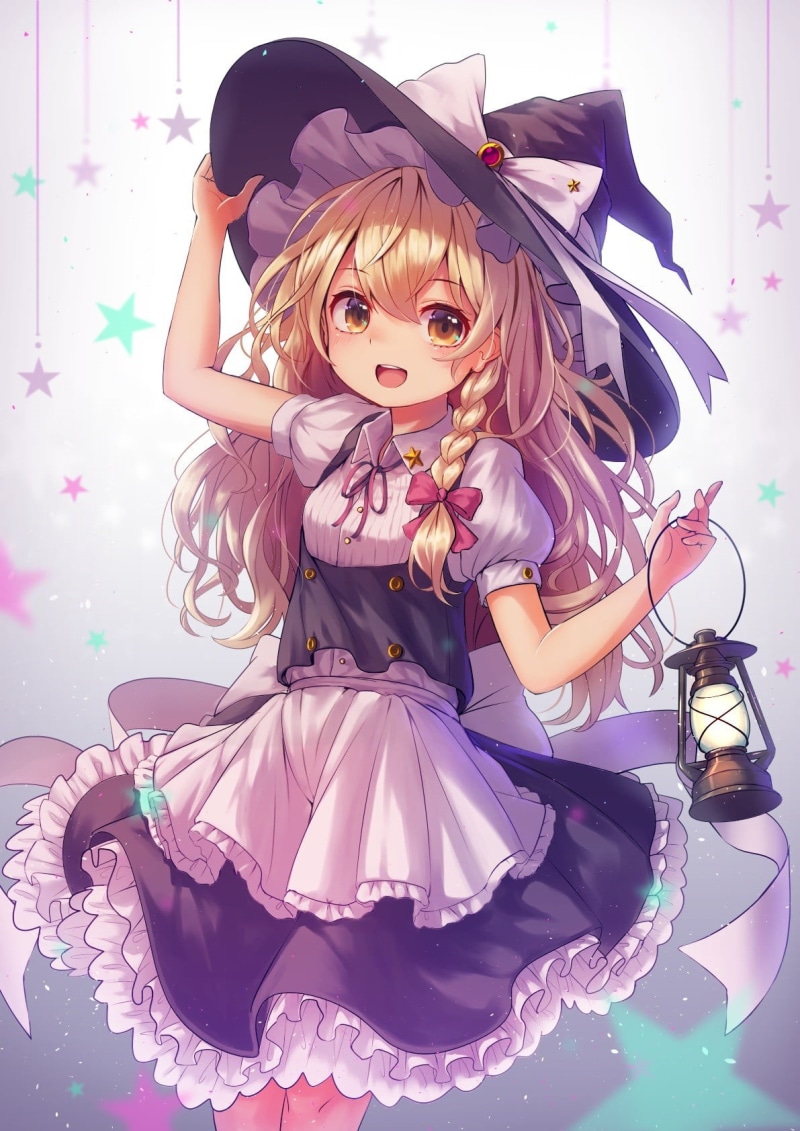 portrait, adult, one person, hairstyle, fashion, 720P, childhood, blond hair, beautiful woman, long hair, looking at camera, dress, Touhou, celebration