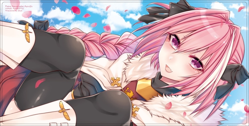 blush, konachan, 249350, clouds, armor, sisei0316, pink, male, long, ponytail, fang, waifu2x, boots, petals, com, watermark, sky, hair, 1080P, all, trap