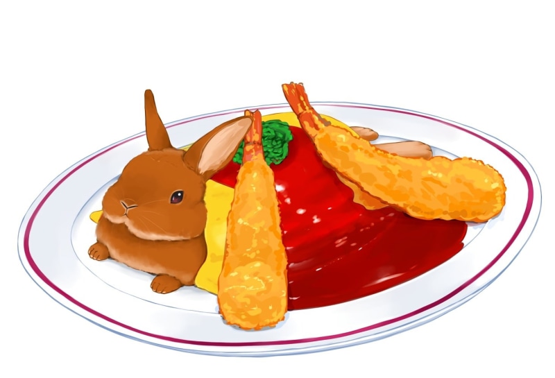 original, white, (pfeasy), rabbit, 720P, lilac, com, nobody, animal, 246072, konachan, waifu2x, food