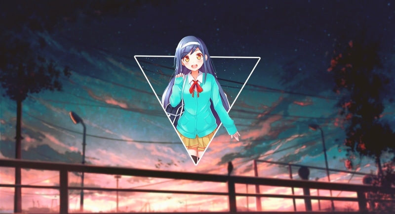 waifu2x, anime landscape, anime render, 720P, anime, anime girls