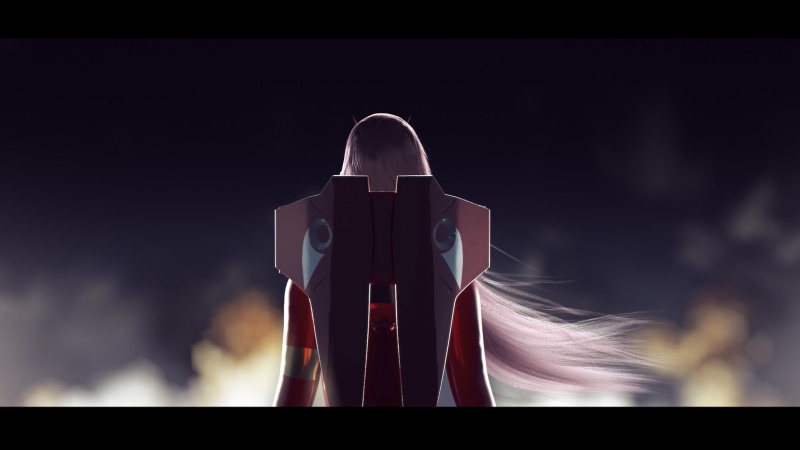 anime girls, Darling in the FranXX, 8K, waifu2x, devil girl, Zero Two (Darling in the FranXX)