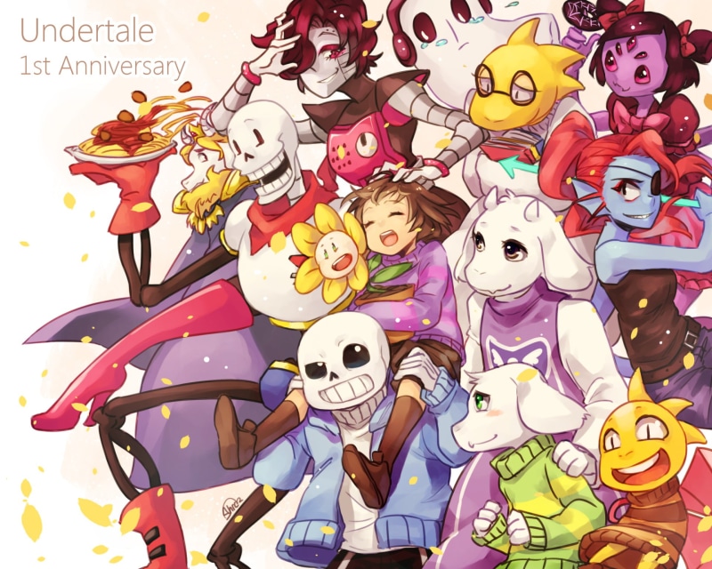 Muffet (Undertale), Toriel (Undertale), 1080P, Monster Kid (Undertale), Alphys (Undertale), Asriel (Undertale), Sans (Undertale), Asgore (Undertale), Napstablook (Undertale)