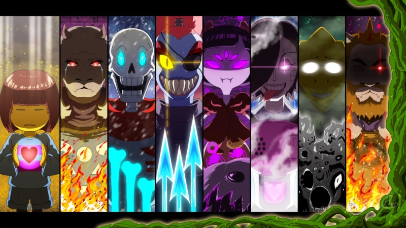 Mettaton (Undertale), Alphys (Undertale), Toriel (Undertale), Papyrus (Undertale), Mettaton EX (Undertale), Video Game, Frisk (Undertale), 1080P, Asgore (Undertale)