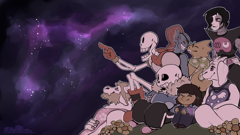 Asgore (Undertale), Undertale, Frisk (Undertale), Sans (Undertale), Papyrus (Undertale), Alphys (Undertale), Toriel (Undertale), Video Game, Undyne (Undertale)