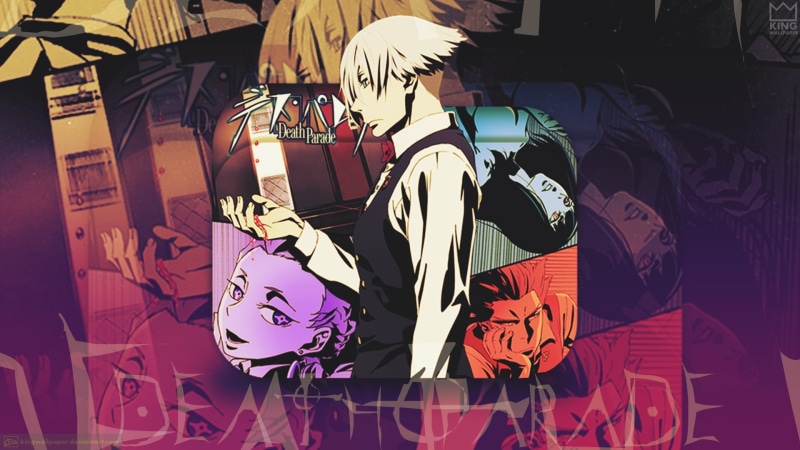 anime, art and craft, Death Parade, black, female likeness, floral, indoors, no people, creativity, retail, day, celebration, multi colored, representation