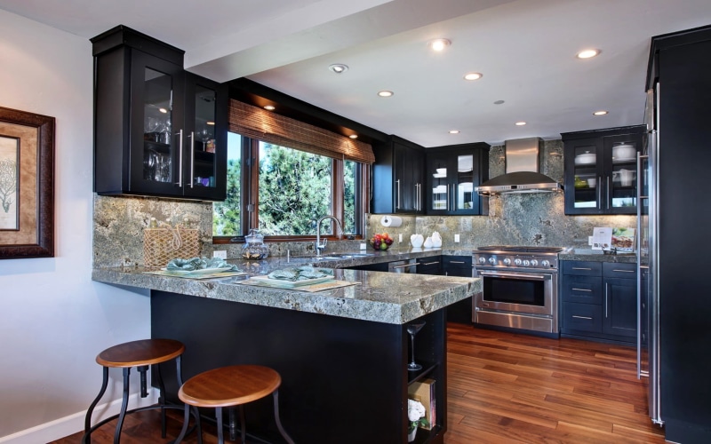 granite, new, flooring, style, household equipment, home Ownership, island, kitchen Counter, gray, kitchen Island, home Interior, stainless Steel, decor