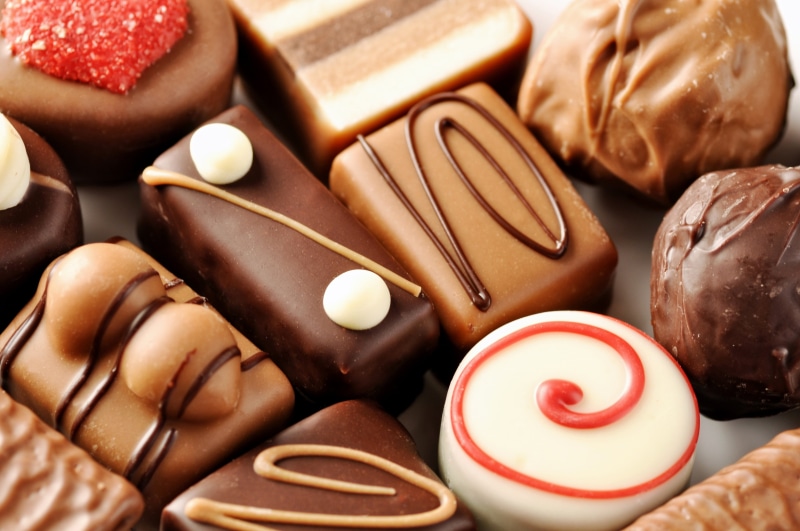 sweet, snack, refreshment, unhealthy Eating, chocolate Candy, indulgence, chocolate, cake, sweets, indoors, variation, freshness, large group of objects