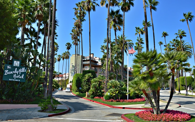 beverly hills hotel, nature, outdoors, city, sign, architecture, los angeles, tropical climate, clear sky, california, no people, usa, building exterior